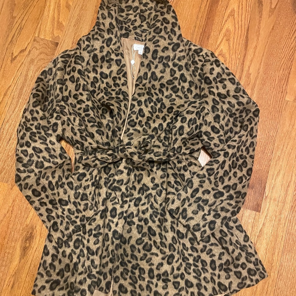 Cheetah Print Coat